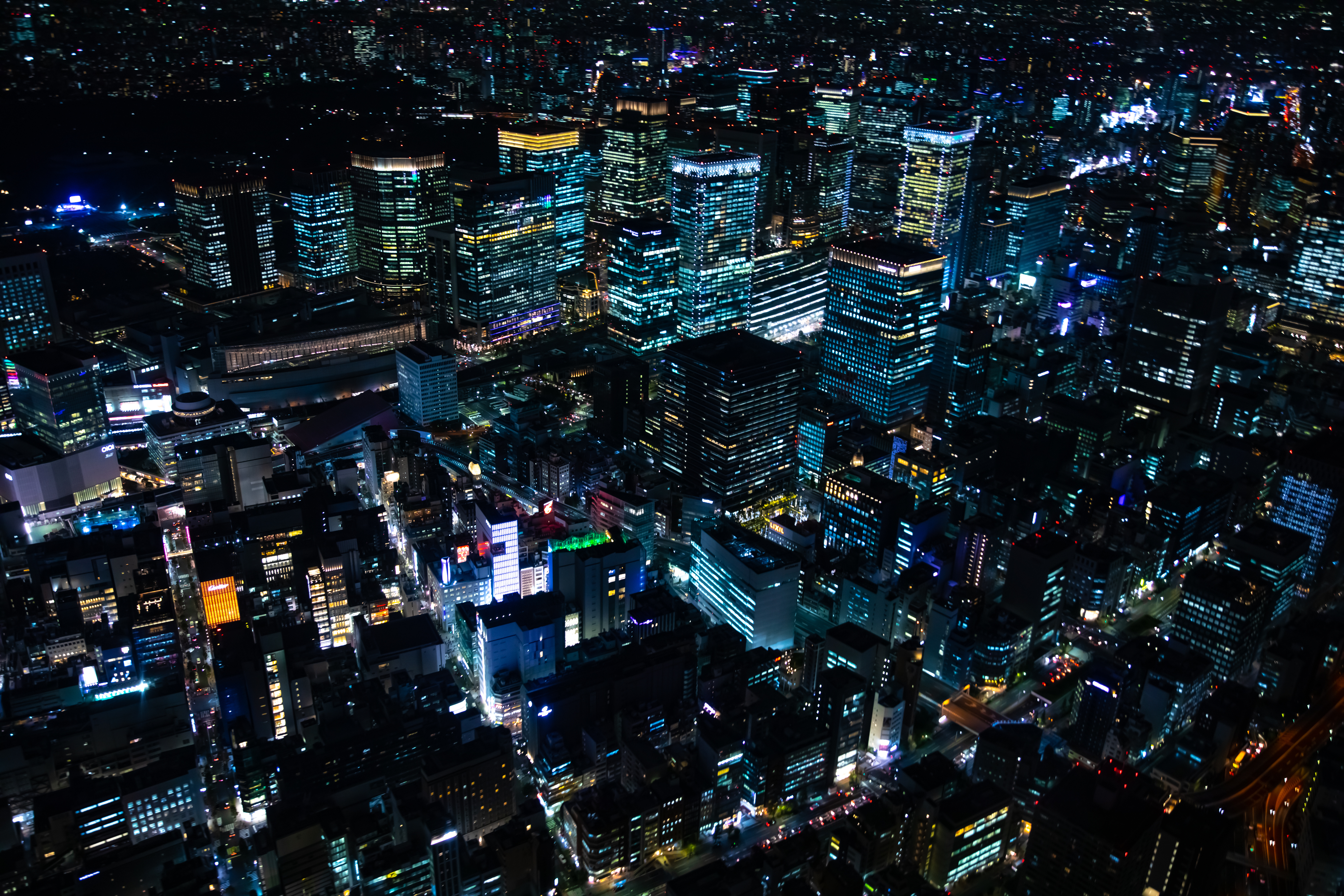 夜景空撮
